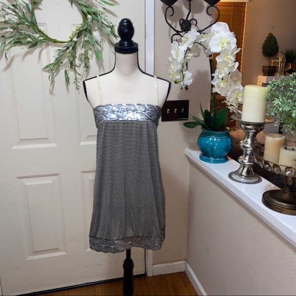 Natasha Gan Sparkle Top & Hemline Mini Dress - Picture 2 of 9